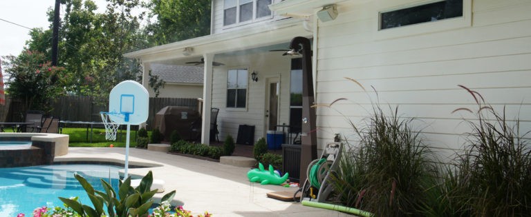 houston texas backyard mosquito misting system pool 2